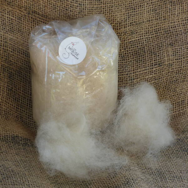 Unscoured Natural Lamb's Wool Bedding for rats and mice